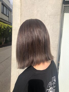 チップタップ 保谷店(tip top) ブルーグレージュハイライト＋インナーカラー