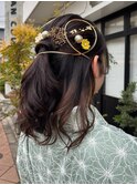 晴れ姿を華やかに彩る　和装ヘアアレンジ/卒業式　#3