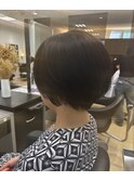 丸みショートボブ