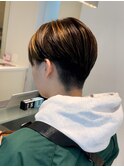 刈り上げマッシュ×ハイライト