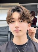 fifth緩め波巻きスパイラルパーマ韓国シースルーシャドウパーマ