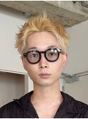 ニュアンスパーマフェザーパーマスパイキーショートメンズパーマ