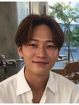 メンズ ルシードスタイル アウラ 松戸市五香(LUCIDO STYLE Aura)&nbsp;ニュアンスサーフ・フェザーパーマ・ミックスしたショートセンタ