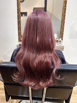 ナチュラルスポット(Natural Spot) ピンクブラウン/波巻きウェーブ