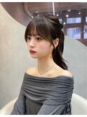 韓国ヘア/透明感/髪質改善/レイヤーカット/暗めカラー/学割/浦和