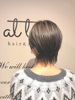 アットティー 金沢文庫(at tee...)&nbsp;【attee...hair&nail】ハンサムショート+ハイライトカラー☆