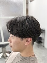 ドラマヘアー(dorama hair) フェザーパーマ/センターパート
