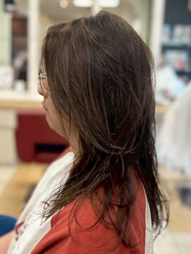 ヘアークリアー 春日部 ミセス ロングレイヤー×ナチュラルウェーブ