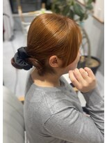 レンジヘアー(lange hair)&nbsp;オレンジ【鈴鹿/四日市/津/ストレート/ブリーチ】