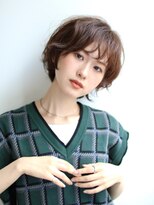 リノ エヘウ(Lino eheu)&nbsp;デザインカラー/骨格補正ショートカット/オリーブベージュ