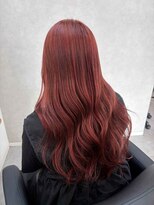 ワク 豊川店(waku)&nbsp;レッド　レイヤーカット　トリートメント