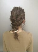 *arrange hair*  ルーズ編み込み
