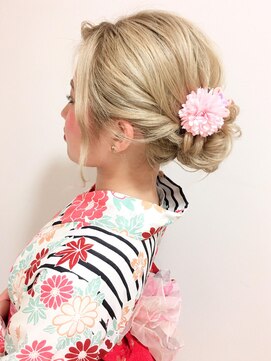 エルパティオ(EL PATIO) 浴衣 大人可愛いダウンスタイル