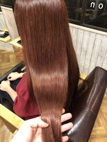 ビー オン ディー ヘア 池袋(BonD hair) アイロンなしでもツヤツヤ☆ピンクショコラベージュ