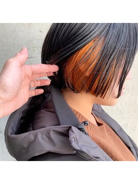 ヒガサ(HIGASA) インナーにオレンジ