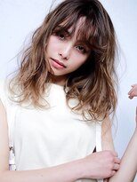 リアン(Lien)&nbsp;Lien☆ミディアムボブ×デザインカラー×バレイヤージュ　立川