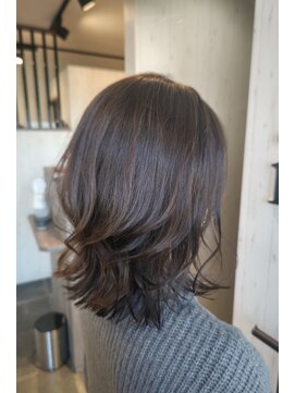 イコウヘアデザイン(icou hair design) ブリーチなし☆くびれミディアム