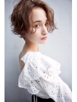 グランアージュ 船橋南口店(grandage)&nbsp;大人可愛い 前髪なしショート ショコラベージュ 20代30代40代