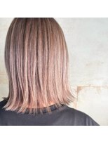 ヘアアイラッシュ リベット(hair eyelash RIVET)&nbsp;切りっぱなしボブ×ハイライト