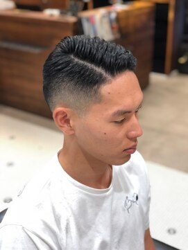 バーバーブロス 吉祥寺店(BARBER BROS) 【LUDLOW BROS.】YamazakiManaya 七三分け フェードカット