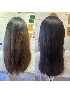 ヘアー ルシア(hair lucia) 酸熱トリートメントでボリュームダウン