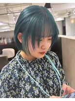 シーン(seen)&nbsp;★ブリーチ2回_フェイスレイヤー×ブルーグリーン★