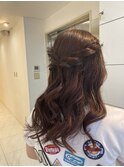 ヘアセット、
