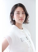外ハネカジュアルボブ