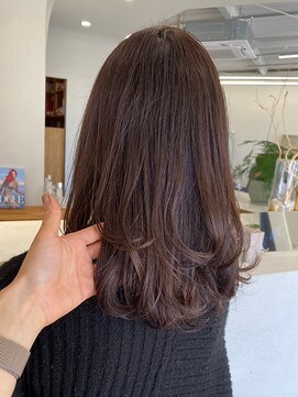 ピシェ ヘア デザイン(Piche hair design) レイヤー/ミディアム/マットブラウン