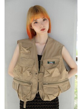 スペシャルオオサカ 難波店(Special OSAKA) 【Special OSAKA】アプリコットオレンジボブ