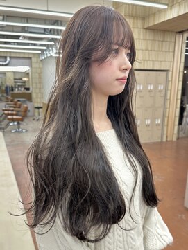 パークレーン アイス イヴェン(park lane ICI yeven) ブリーチなしダブルカラー　赤味消し　明るめベージュ/momoka