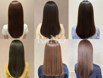 ランド(RaND)の写真/ダメージを抑えたRaNDオリジナル施術に高評価◎自然なまっすぐすぎない美髪矯正☆