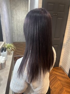 ジーナ 船橋(Zina) 髪質改善＊ロングレイヤーグレーベージュ＊美髪【Zina船橋】