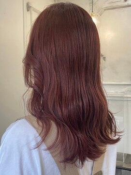 カムジーヘッドカミノウラ(COMEGHEAD KAMINOURA) ラベンダーカラーブリーチダブルカラーミルクティーピンク韓国