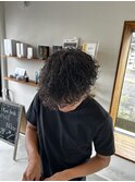 真波巻きパーマ