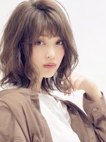 スノードロップ 高円寺店(Snowdrop)&nbsp;前髪/アンブレラカラー/こなれミディ/イメチェン/ウェーブパーマ