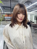 ニコ トウキョウ 渋谷(nico TOKYO)&nbsp;ミディアムレイヤーカット/顔まわりレイヤー