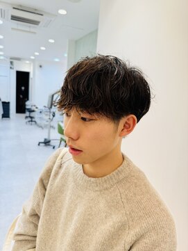 ヘアーアンドメイク エクリ 不動前店(Hair&Make equri) 【目黒不動前美容室】メンズニュアンスパーマ