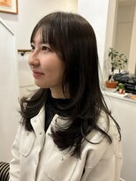 アライフ カーキブラウン顔周りレイヤー