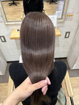 スカイ(SKY) 透明感カラー/髪質改善/縮毛矯正/レイヤーカット/ダブルカラー