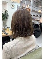 アル 心斎橋(alu)&nbsp;オリーブグレー/小顔に見せるヘア/ココアベージュ