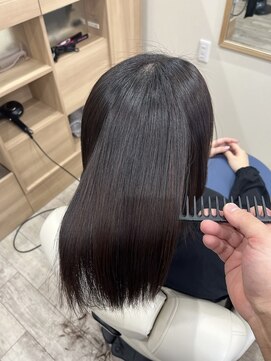 メロウヘアムーン(mellow hair moon) mellow hair moonの髪質改善ストレート