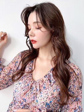 ミエルヘアーブラン(miel hair blanc) 艶カール イルミナカラー ロング