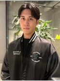 センターパート 韓国ヘア 爽やか マッシュ 20代 メンズショート