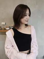 サニー(Sany) ステップカットで個性的なミディアムボブ【祐天寺/ボブ/パーマ】