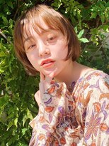 ラファンジュ ヘアー(Rohange hair)&nbsp;ショートカット/オレンジブラウン/艶髪