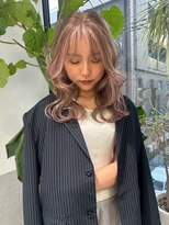 シエラ 南船場(CIERA.)&nbsp;ミニウルフチェリーブラウンブリーチなしカラーくびれボブ