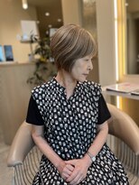 ウインナーヴィジョン 栄 久屋大通店(WINNER VISION) 【大人のファッションカラー】脱白髪ハイライトとショートボブ