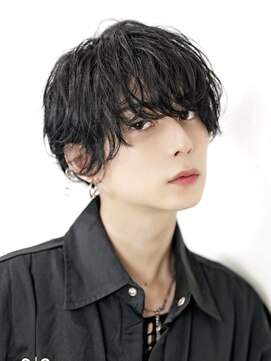 オーシャントーキョー 心斎橋(OCEAN TOKYO WEST) ラウンドマッシュシースルーフェザーショートウルフ