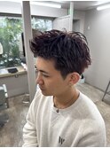 スパイキーショート/スパイキーヘア/レッドブラウン/メンズ
